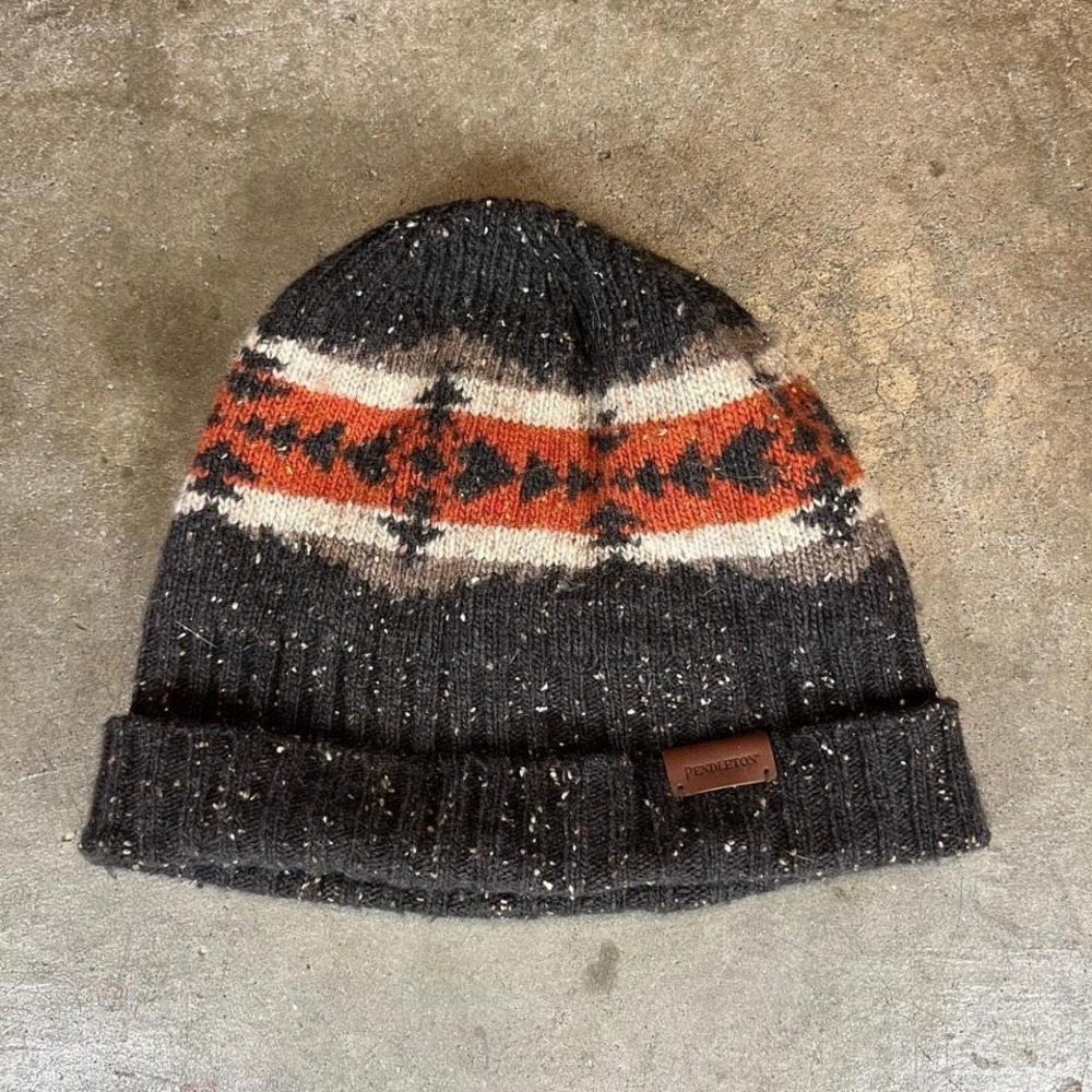 Pendleton multicoloured wool beanie